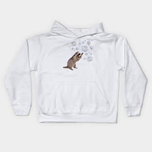 Bubbles the Raccoon 2 Kids Hoodie